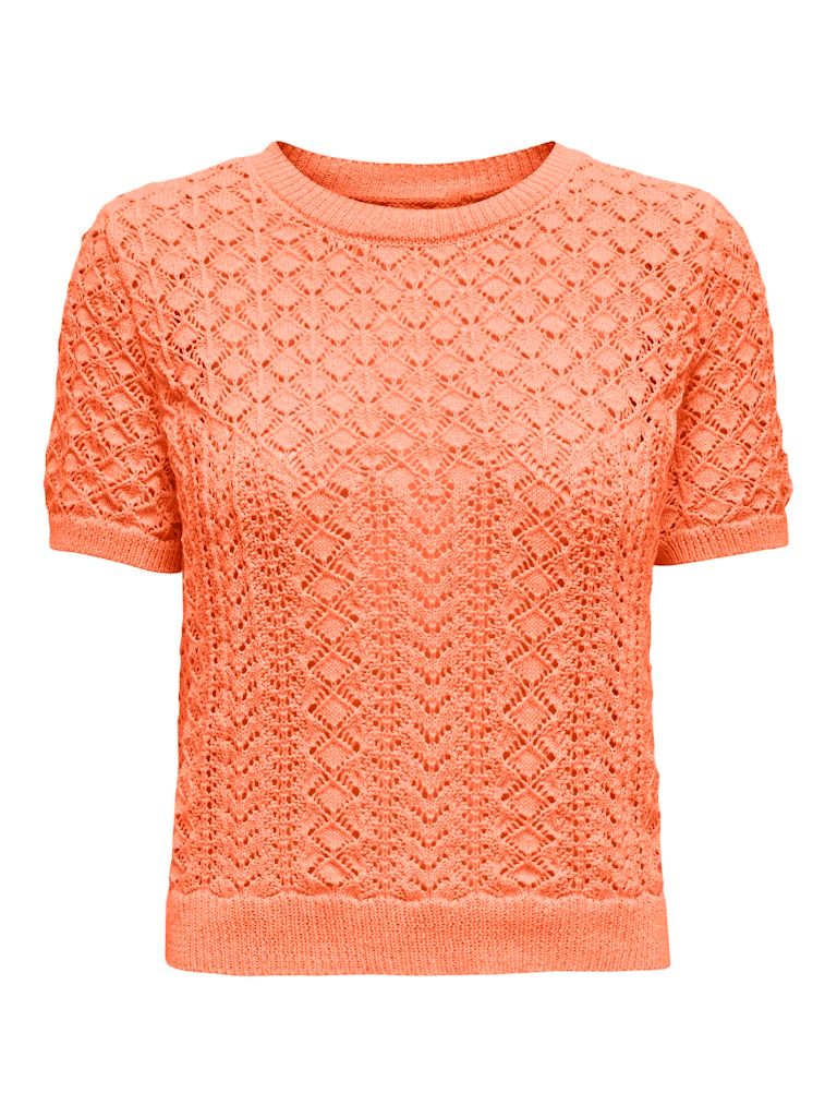 ONLSAGA LIFE SS O-NECK CC KNT Melon