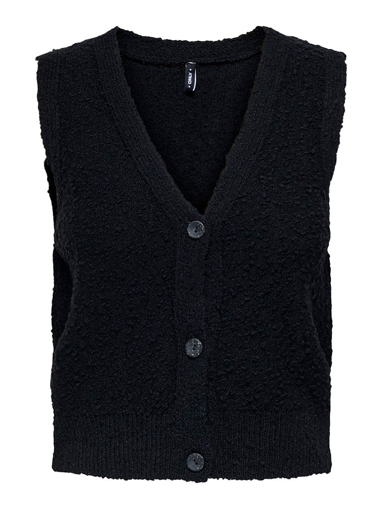 ONLALVILDA SL WAISTCOAT CC KNT Black