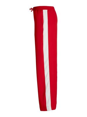 JXLIA DETAIL MW STRING PANT PNT Racing Red-White panel