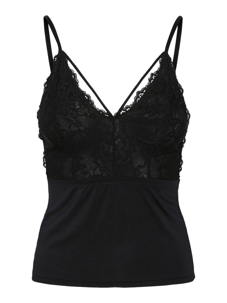 PCNICHELLE STRAP TOP NOOS Black