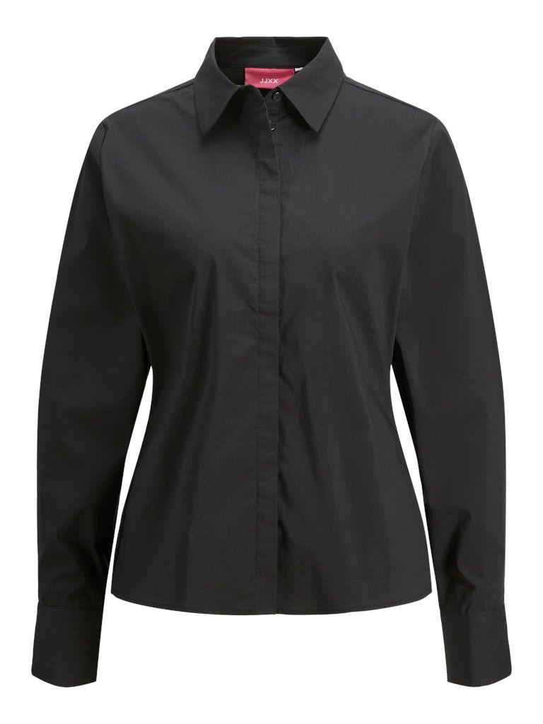 JXSAGA LS SLIM SHIRT WVN SN Black