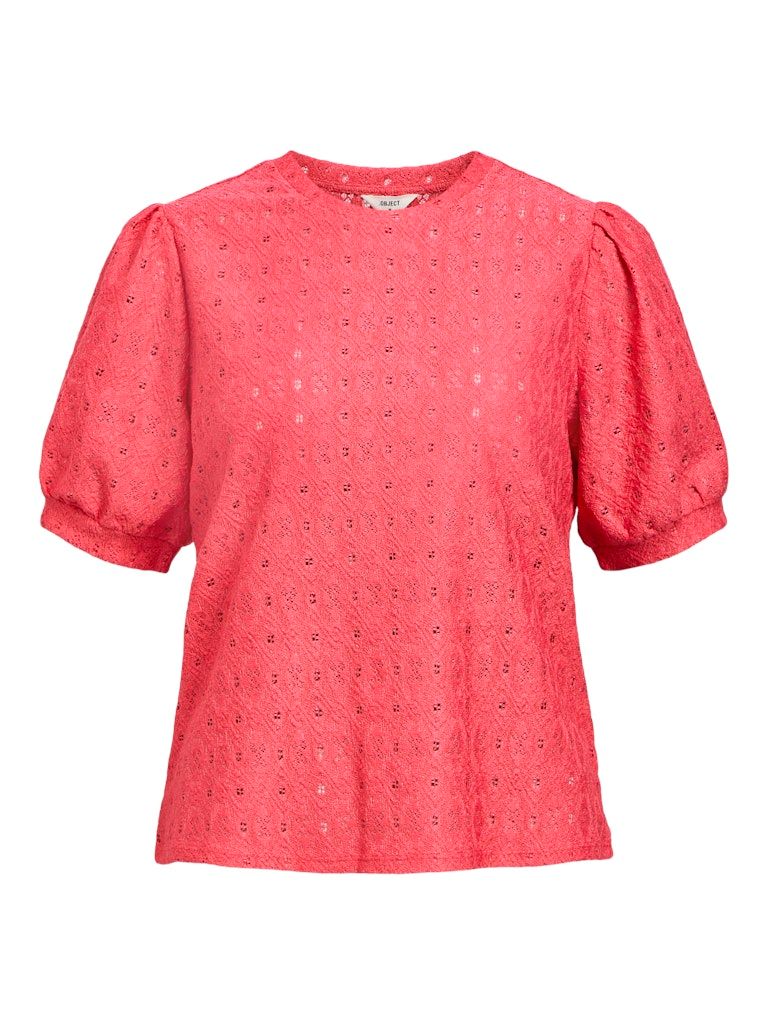 OBJLAILA S/S RE TOP NOOS Raspberry Sorbet