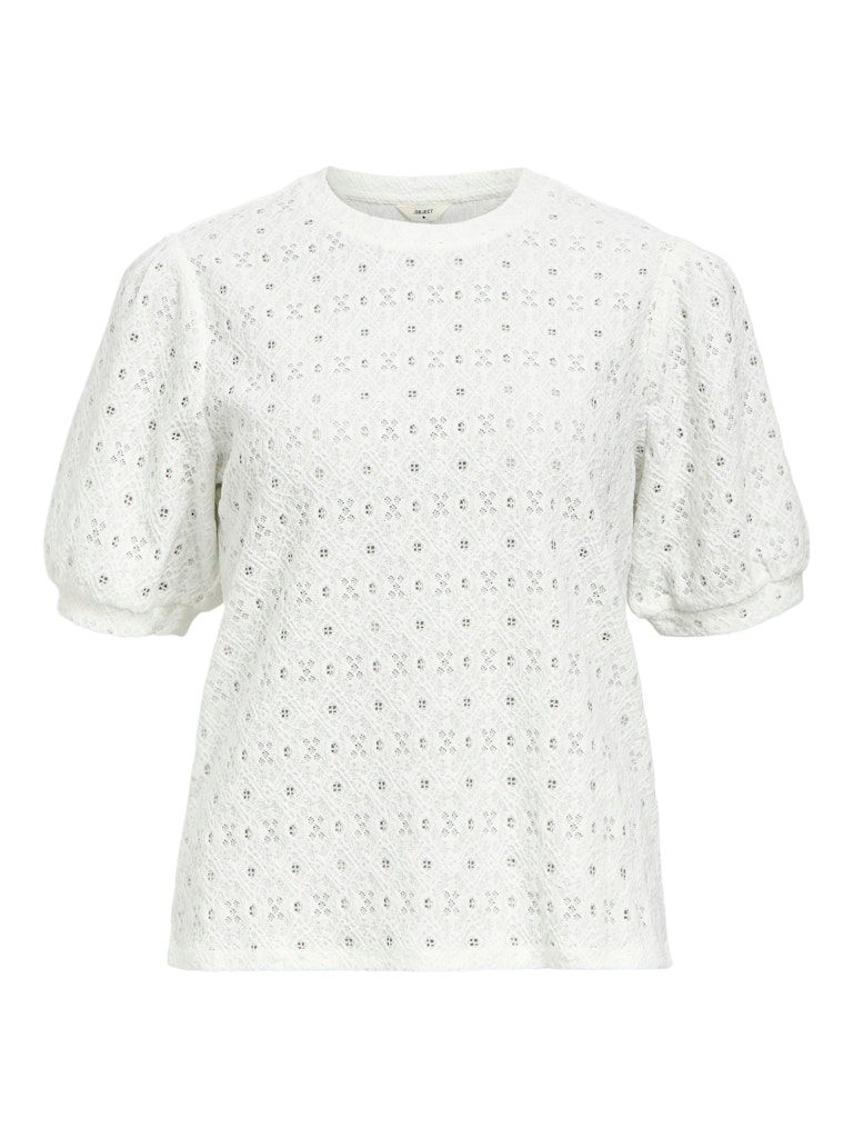OBJLAILA S/S RE TOP NOOS Cloud Dancer