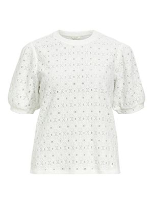OBJLAILA S/S RE TOP NOOS Cloud Dancer