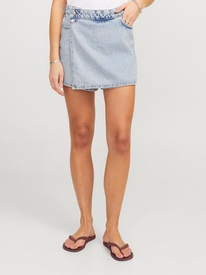 JXGRETA HW DENIM SKORT DNM SN Light Blue Denim