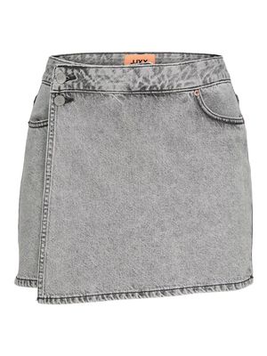 JXGRETA HW DENIM SKORT DNM SN Light Grey Denim