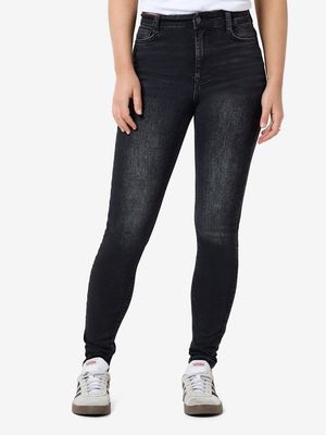 NMSATTY HW SKINNY JEANS AZ346MG NOOS Medium Grey Denim