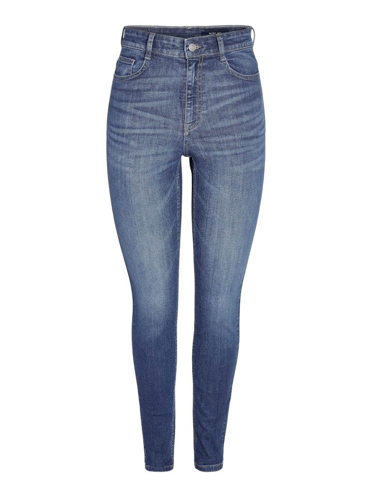 NMSATTY HW SKINNY JEANS AZ347MB NOOS Medium Blue Denim