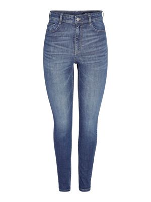 NMSATTY HW SKINNY JEANS AZ347MB NOOS Medium Blue Denim