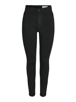 NMSOLLY HW SKINNY JEANS VI412BL NOOS Black