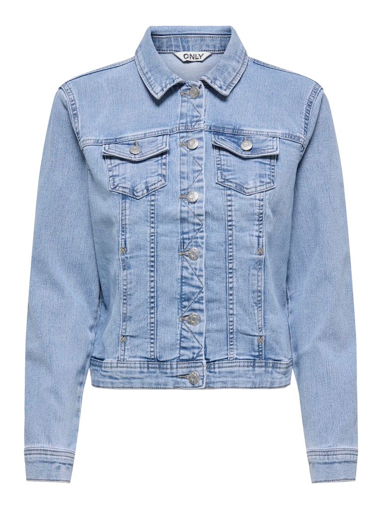 ONLTINA DENIM JACKET DNM BOX Light Blue Denim