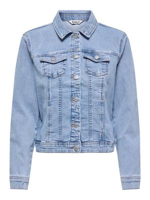 ONLTINA DENIM JACKET DNM BOX Light Blue Denim