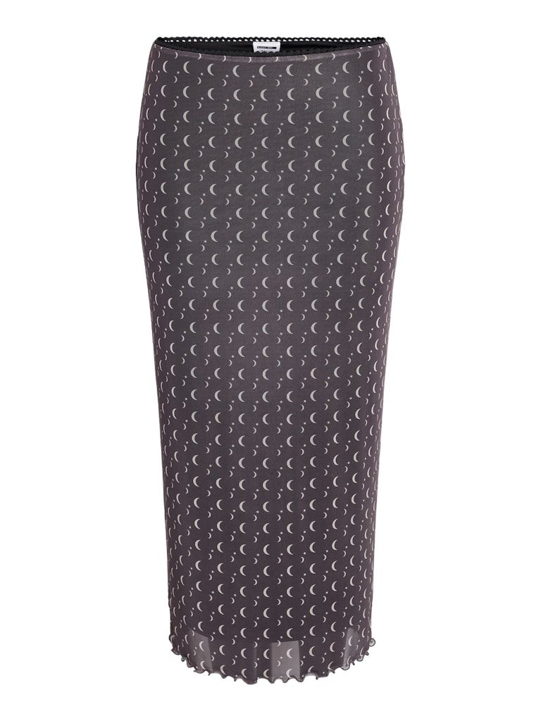 NMLUNA NW LONG SKIRT LAB Obsidian/MOON &amp; STAR