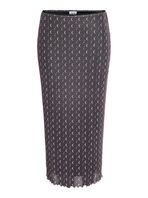 NMLUNA NW LONG SKIRT LAB Obsidian/MOON &amp; STAR