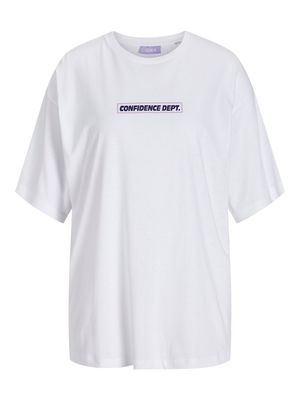 JXMILLOW LOOSE SS TEE JRS Bright White/THIS PR