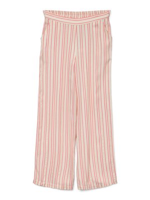 VMBAYA M/W PANTS WVN BTQ GA Birch-Dubarry stripe w. gold