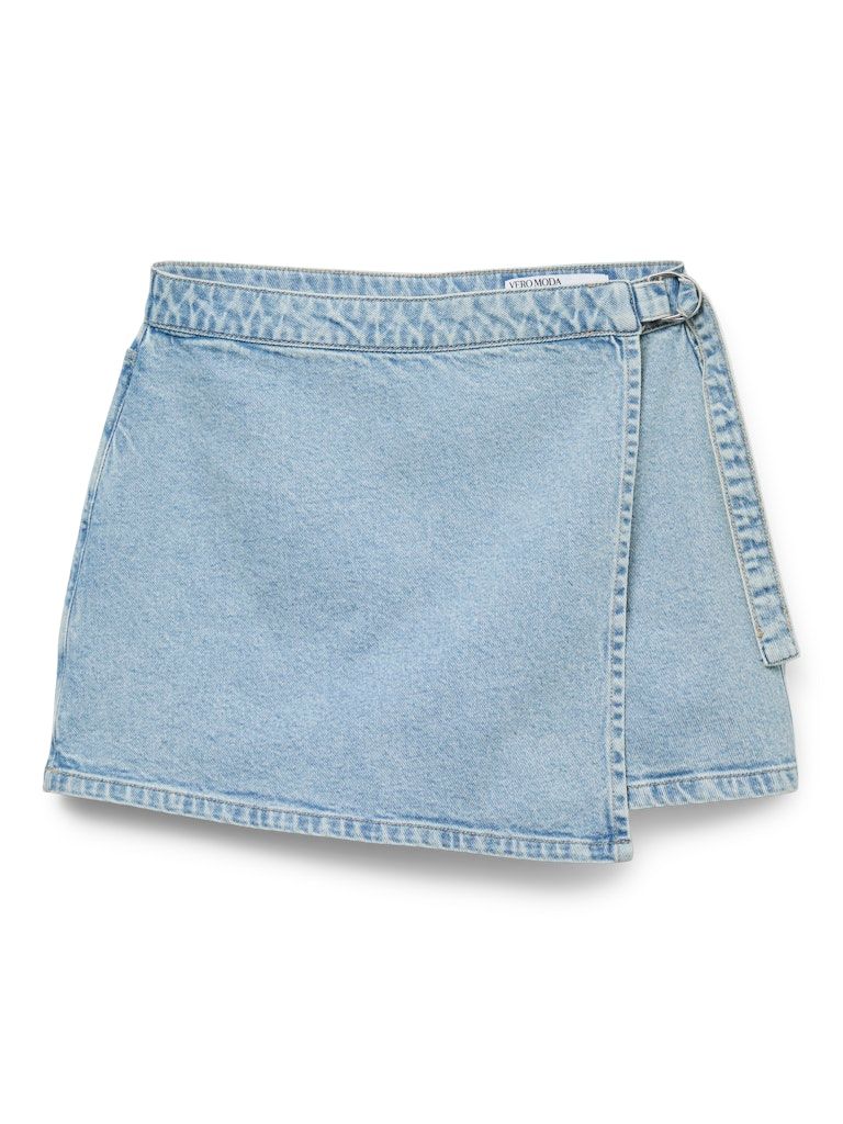 VMVICA HR SHORT DNM SKORT VI3450 Light Blue Denim