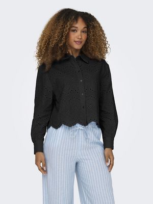 ONLVALAIS L/S SHIRT WVN NOOS Black