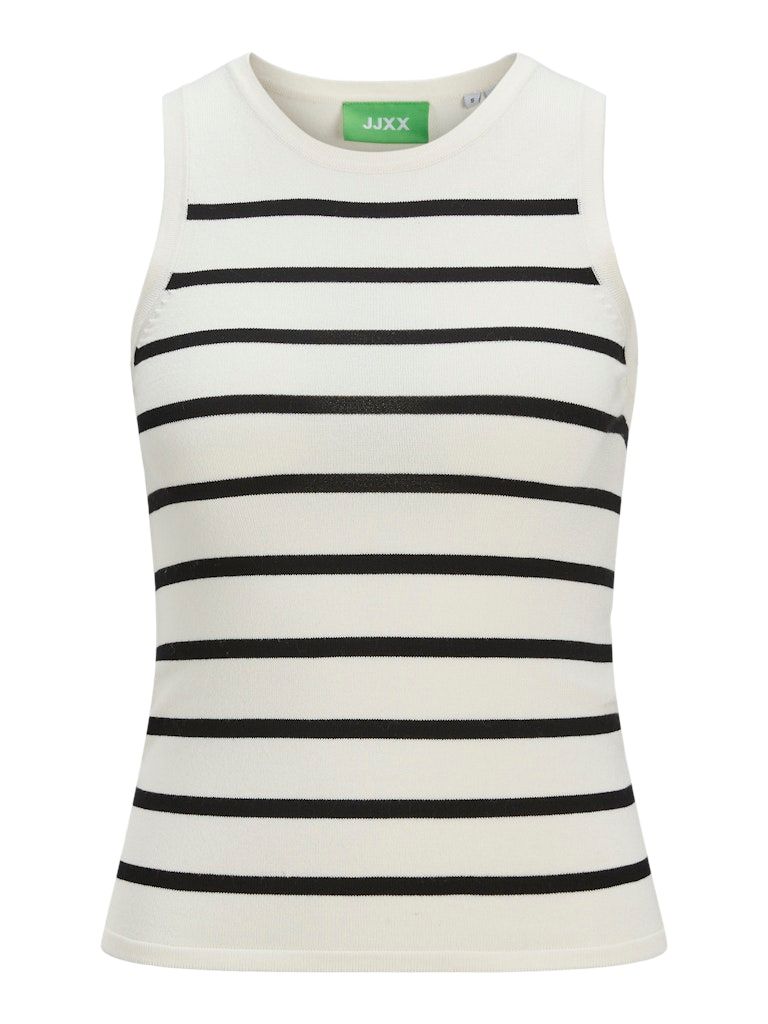 JXEVELYN COMFY TOP KNIT Vanilla Ice//Black