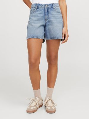 JXLAURA SHORT MW DENIM SHORTS DNM SN Light Blue Denim