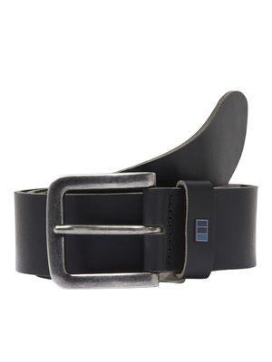 JACFLAG LEATHER BELT 4 CM NOOS Black
