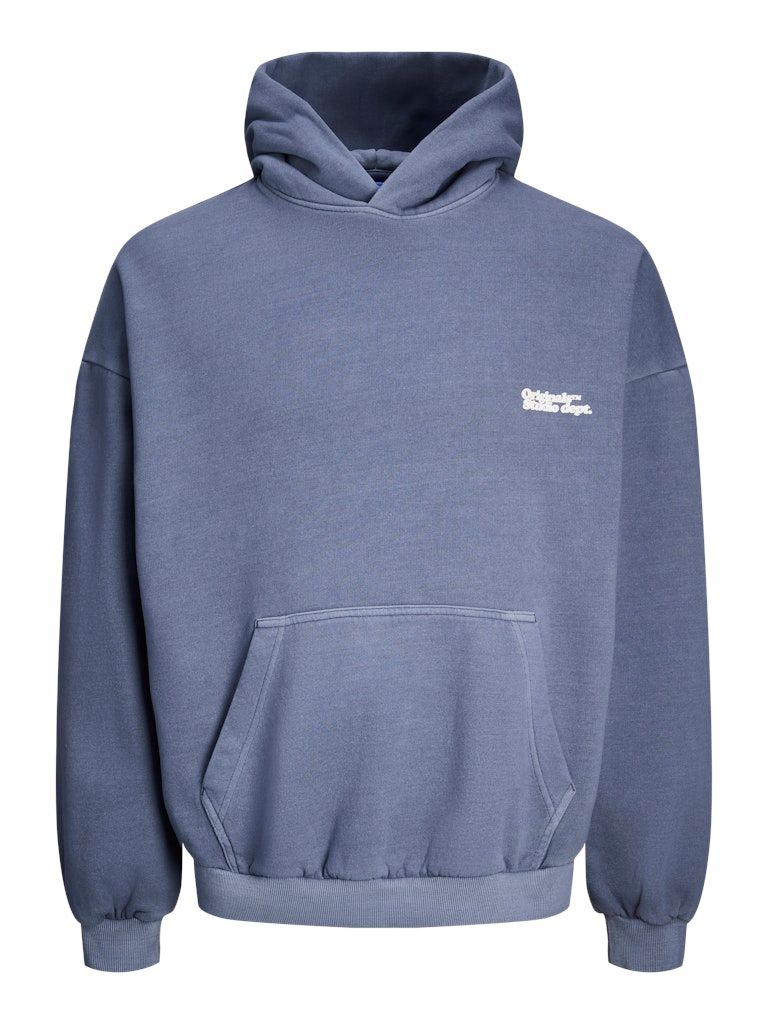JORVERMONT WASH SWEAT HOOD LN Nightshadow Blue