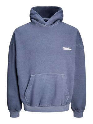 JORVERMONT WASH SWEAT HOOD LN Nightshadow Blue