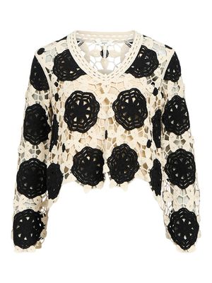 OBJELENA RE L/S KNIT PULLOVER CC2 SS Sandshell-Black