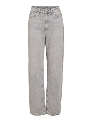 VIKELLY JAF HW STRAIGHT JEANS-NOOS Light Grey Denim/was