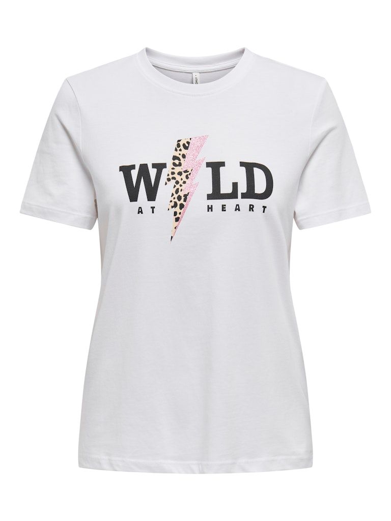 ONLHENNY LIFE REG S/S TOP BOX CS JRS Bright White/Wild