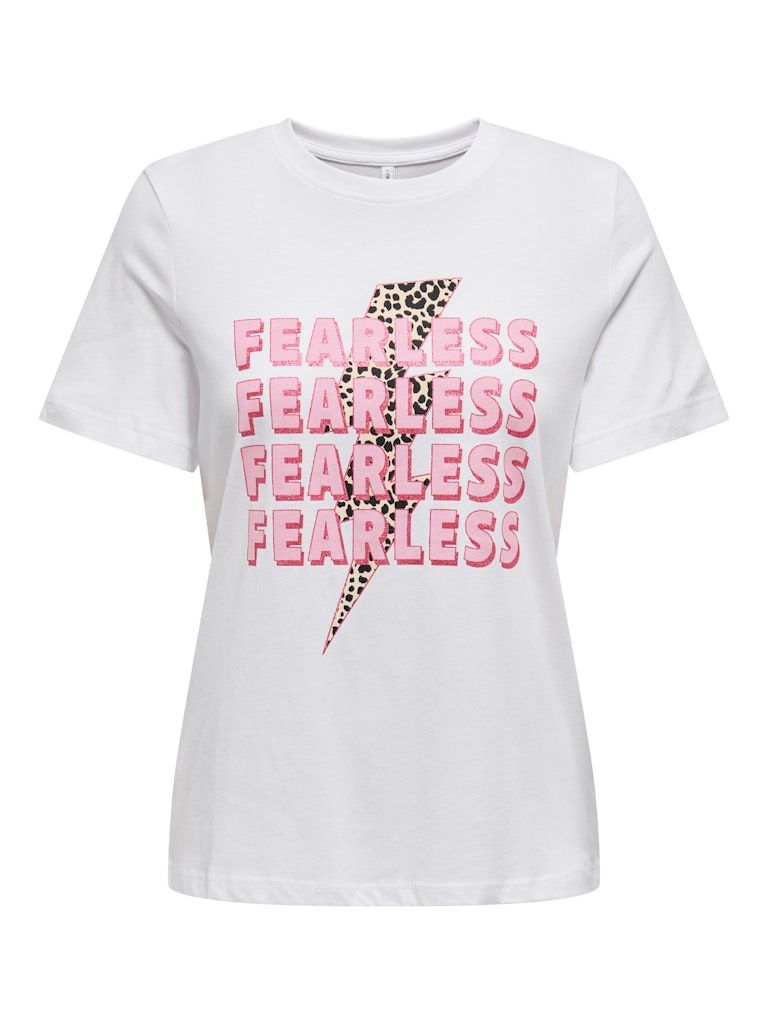 ONLHENNY LIFE REG S/S TOP BOX CS JRS Bright White/Fearles