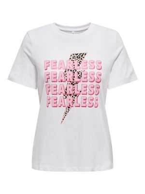 ONLHENNY LIFE REG S/S TOP BOX CS JRS Bright White/Fearles