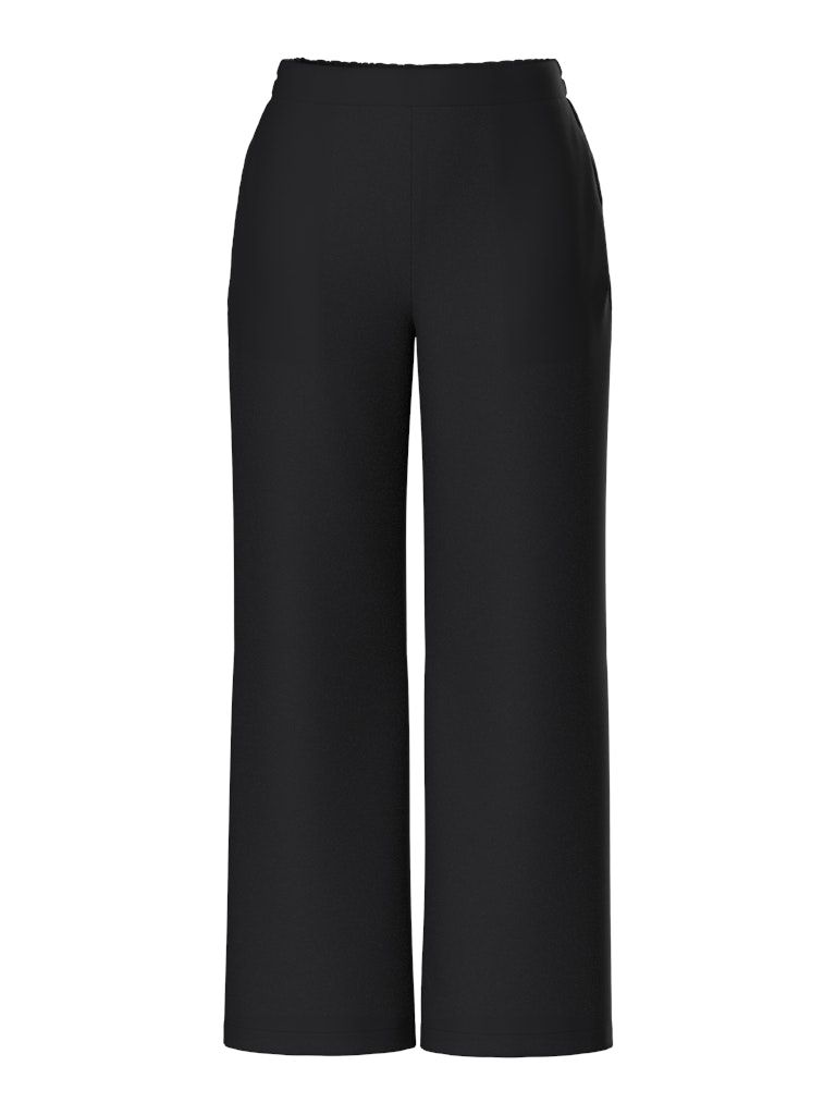 PCBOZZY HW WIDE PLAIN PANT NOOS BC Black