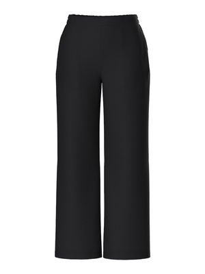 PCBOZZY HW WIDE PLAIN PANT NOOS BC Black