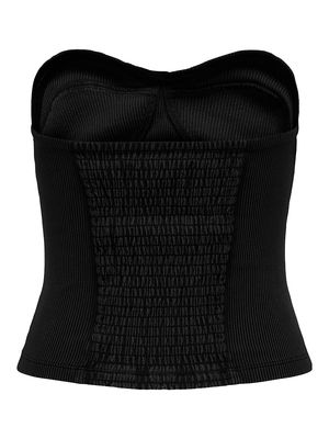 ONLESRA LIFE CORSET TOP XT JRS Black-Extend emb.