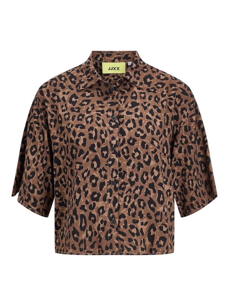 JXMIRA VISCOSE SS SHIRT WVN Tigers Eye/LEO