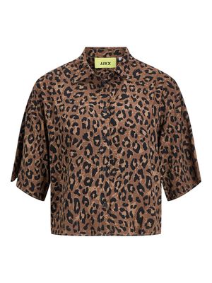 JXMIRA VISCOSE SS SHIRT WVN Tigers Eye/LEO