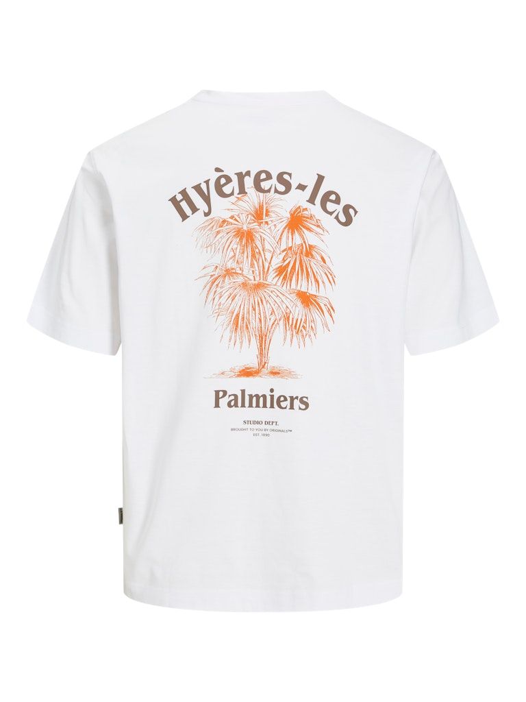 JORPAROS EASTER SKETCH TEE SS CREW N LN Bright White-PALMS