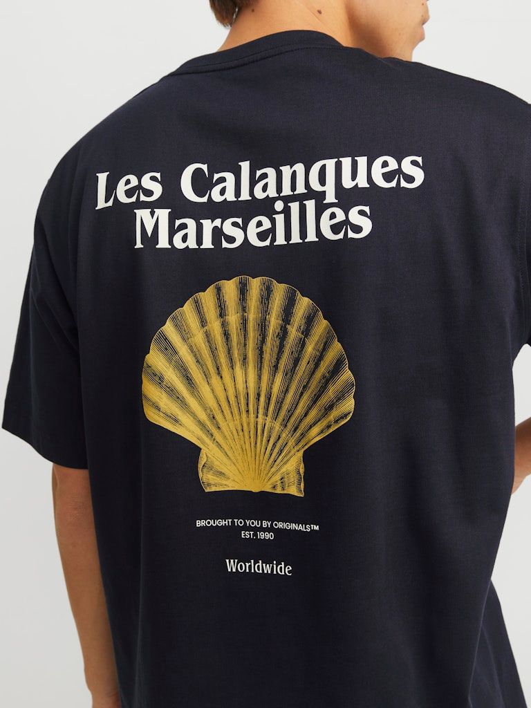JORPAROS EASTER SKETCH TEE SS CREW N LN Black/YELLOW CLAM
