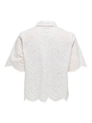 ONLVALAIS S/S SHIRT WVN Cloud Dancer