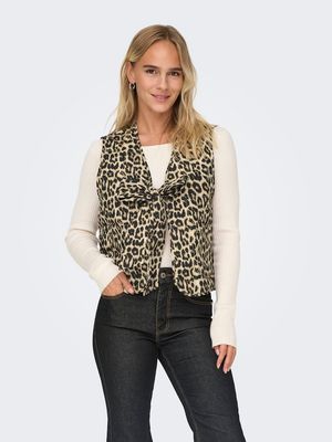 ONLANNABELL BOW LEO WAISTCOAT OTW Humus-LEO