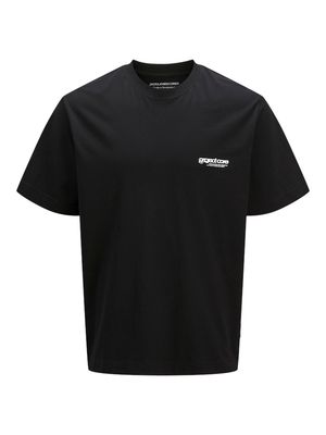 JCOUNION BACK PRINT TEE SS CREW NOOS Black