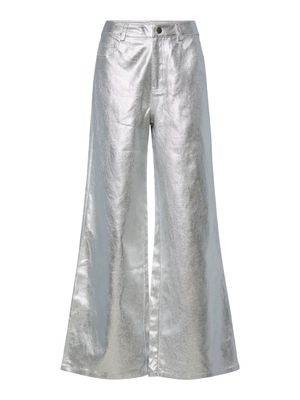 PCODESSA MW WIDE PANTS WVN D2D FSY Silver