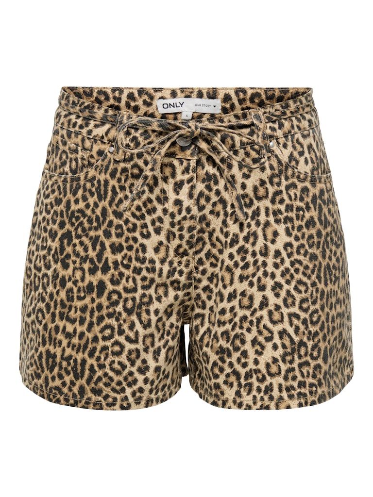 ONLNAOMI STRING AOP SHORTS OTW Toasted Coconut/Leo