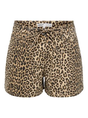 ONLNAOMI STRING AOP SHORTS OTW Toasted Coconut/Leo
