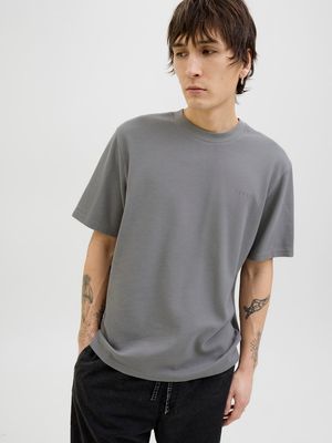 JCOPACER STRUCTURE TEE SS CREW NECK SMU Gray Flannel