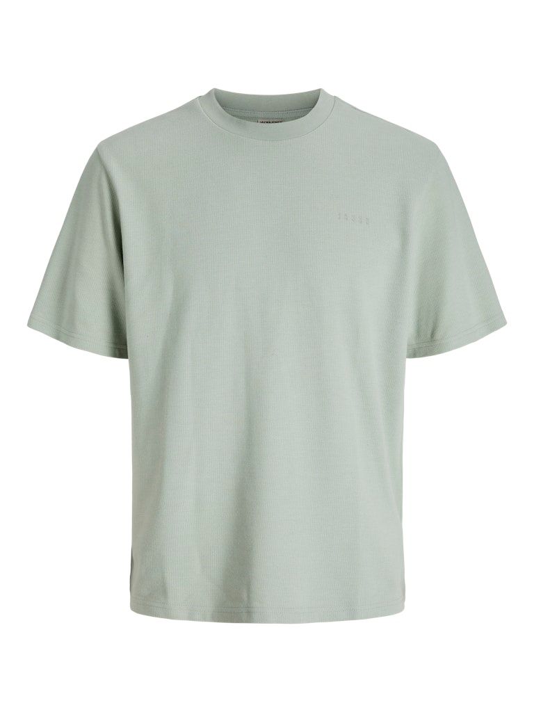 JCOPACER STRUCTURE TEE SS CREW NECK SMU Aqua Gray