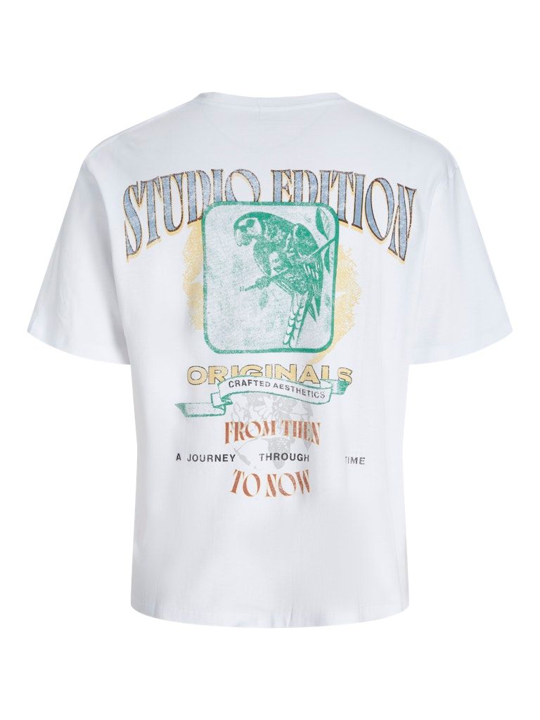 JORLUCCA GRAPHIC TEE SS C.N CIFF LN Bright White
