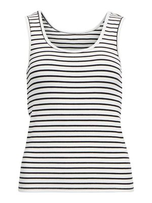 OBJJAMIE S/L SLI TANK TOP AOP NOOS  White/Black