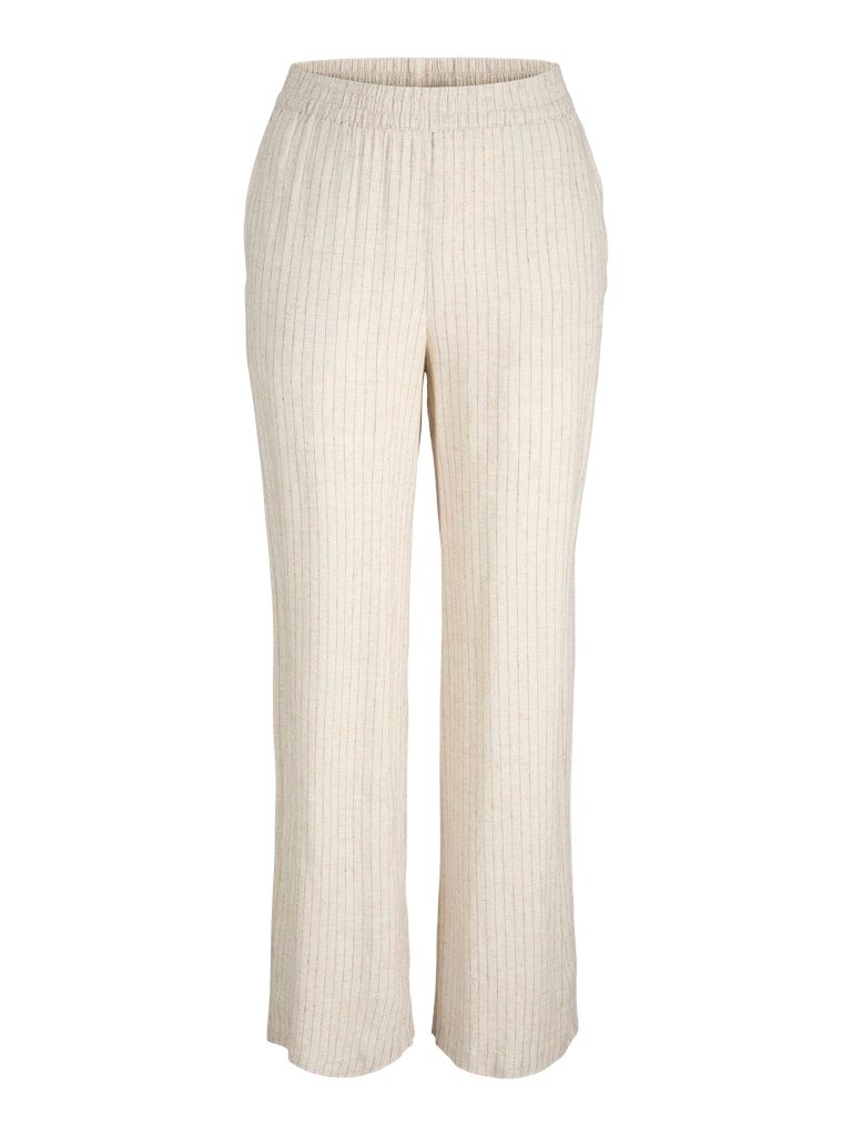 JXPOPPY SUMMER HW PANT PNT LN Feather Gray-PIN STRIPED